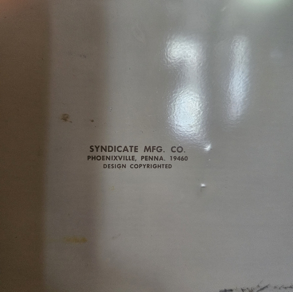 ADORABLE 60S-70S VINTAGE METAL RECIPE BOX♡ Original Alphabet cards included - Picture 5 of 5